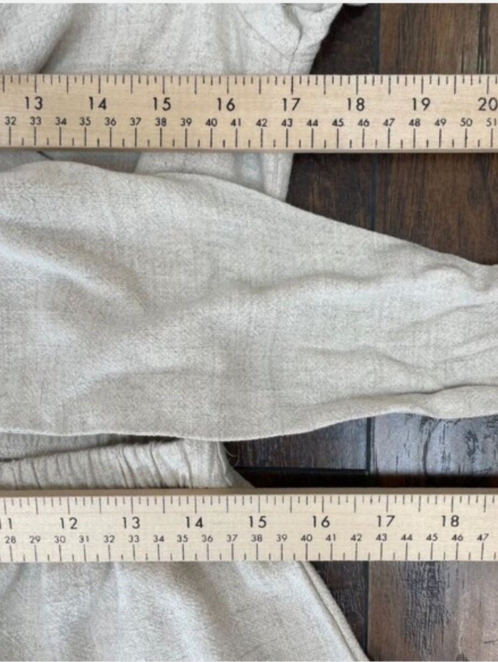 Princess Polly Ragnar Tie-Front Romper 10 Beige Linen Blend Short Sleeve Women's - Picture 10 of 15